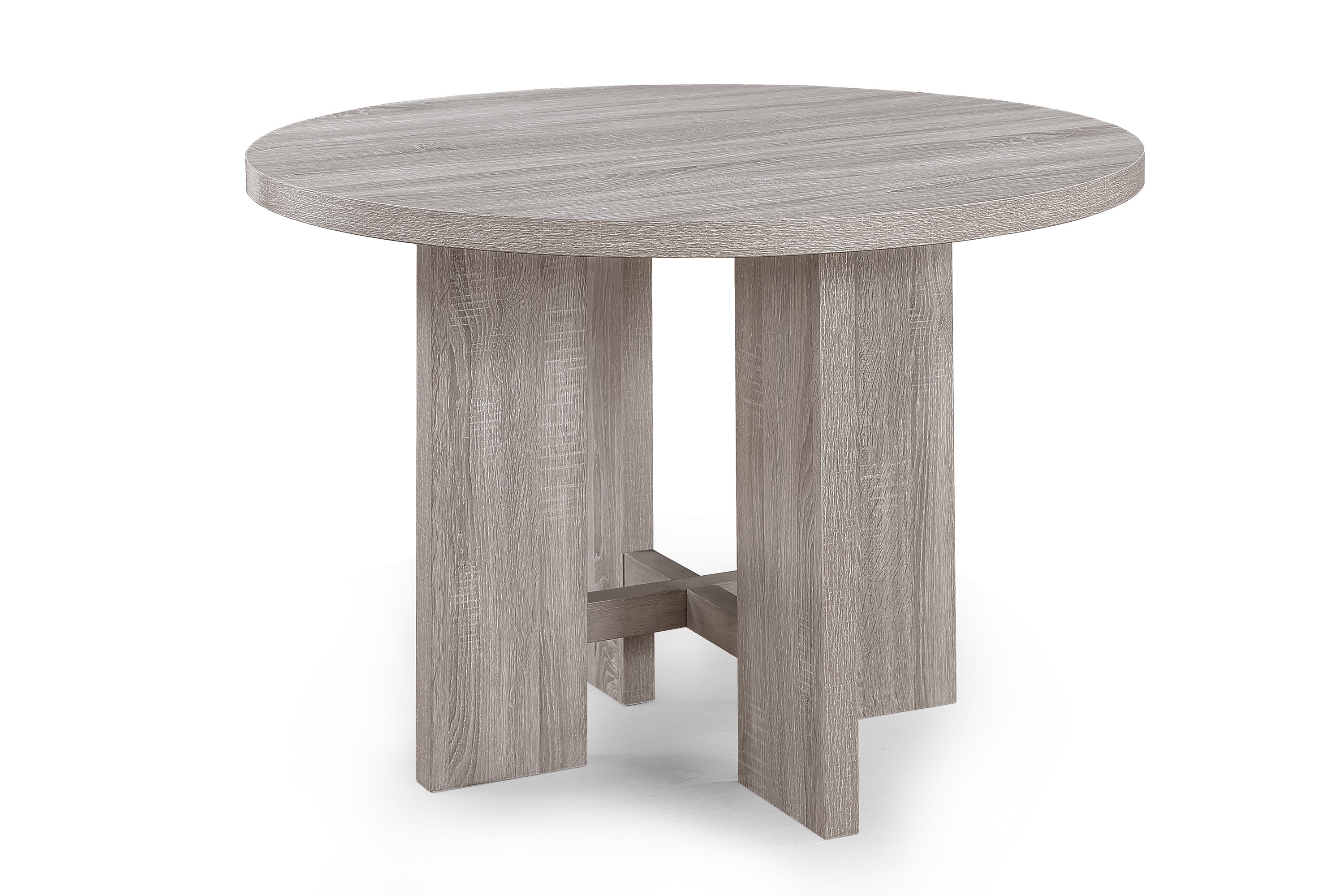 2215DW-SET AMARA 5-PK RD DINING SET DRIFT WOOD