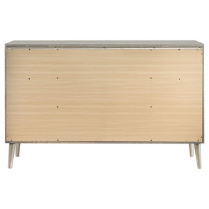 Ramon 6-drawer Dresser Metallic Sterling