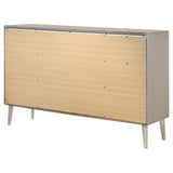 Ramon 6-drawer Dresser Metallic Sterling