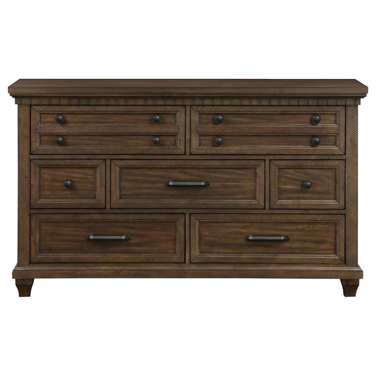 Bennington 7-drawer Dresser Acacia Brown