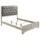 Cama Salford Wood Eastern King con paneles metálicos Sterling