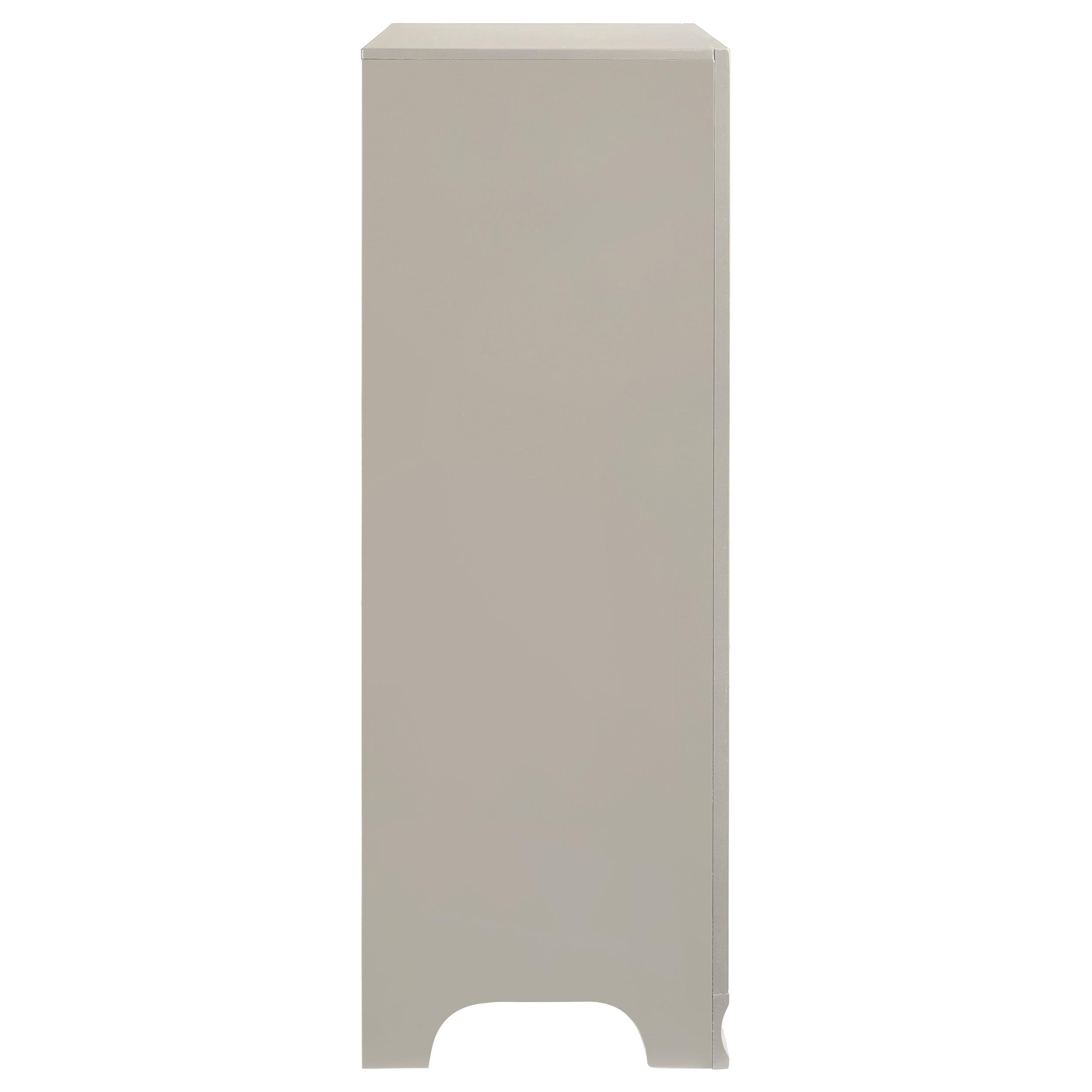 Salford 5-drawer Bedroom Chest Metallic Sterling