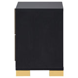 Marceline 2-drawer Nightstand Black
