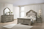 Manchester 4-piece California King Bedroom Set Wheat Brown