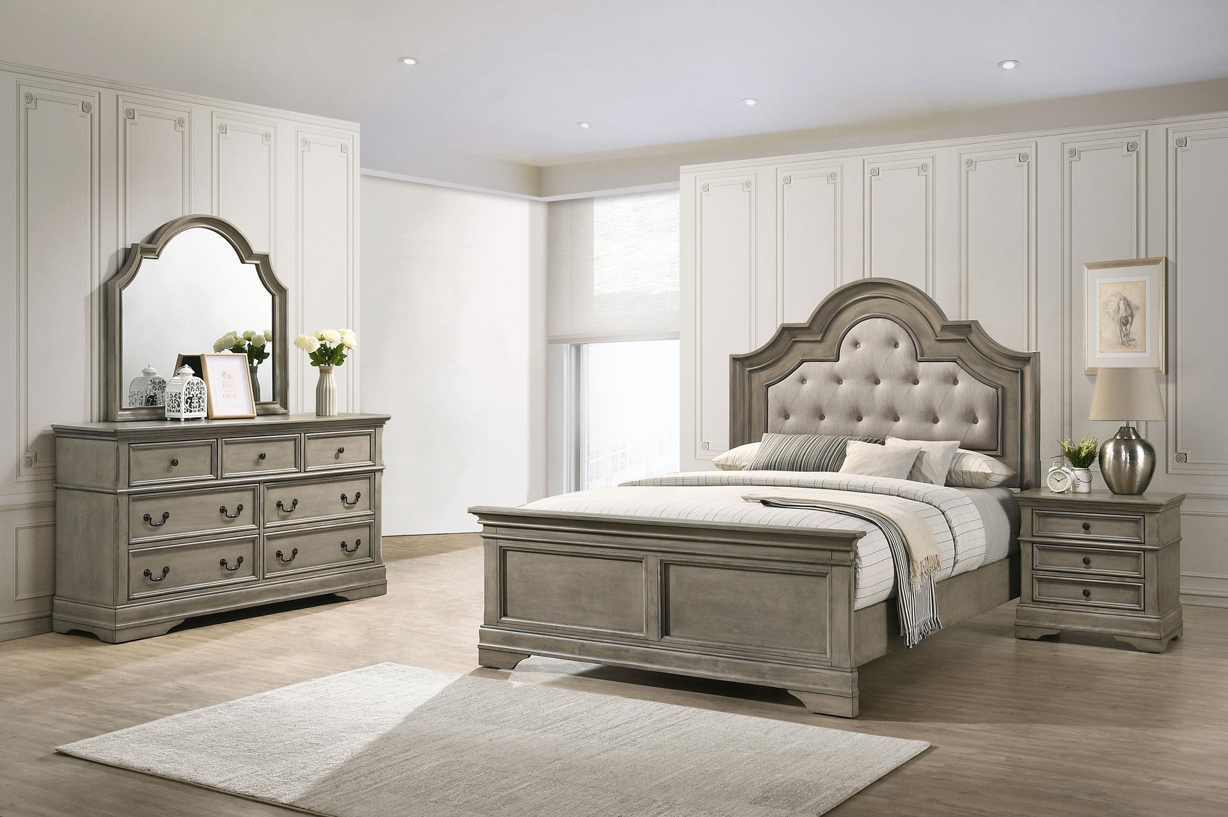 Manchester 4-piece California King Bedroom Set Wheat Brown