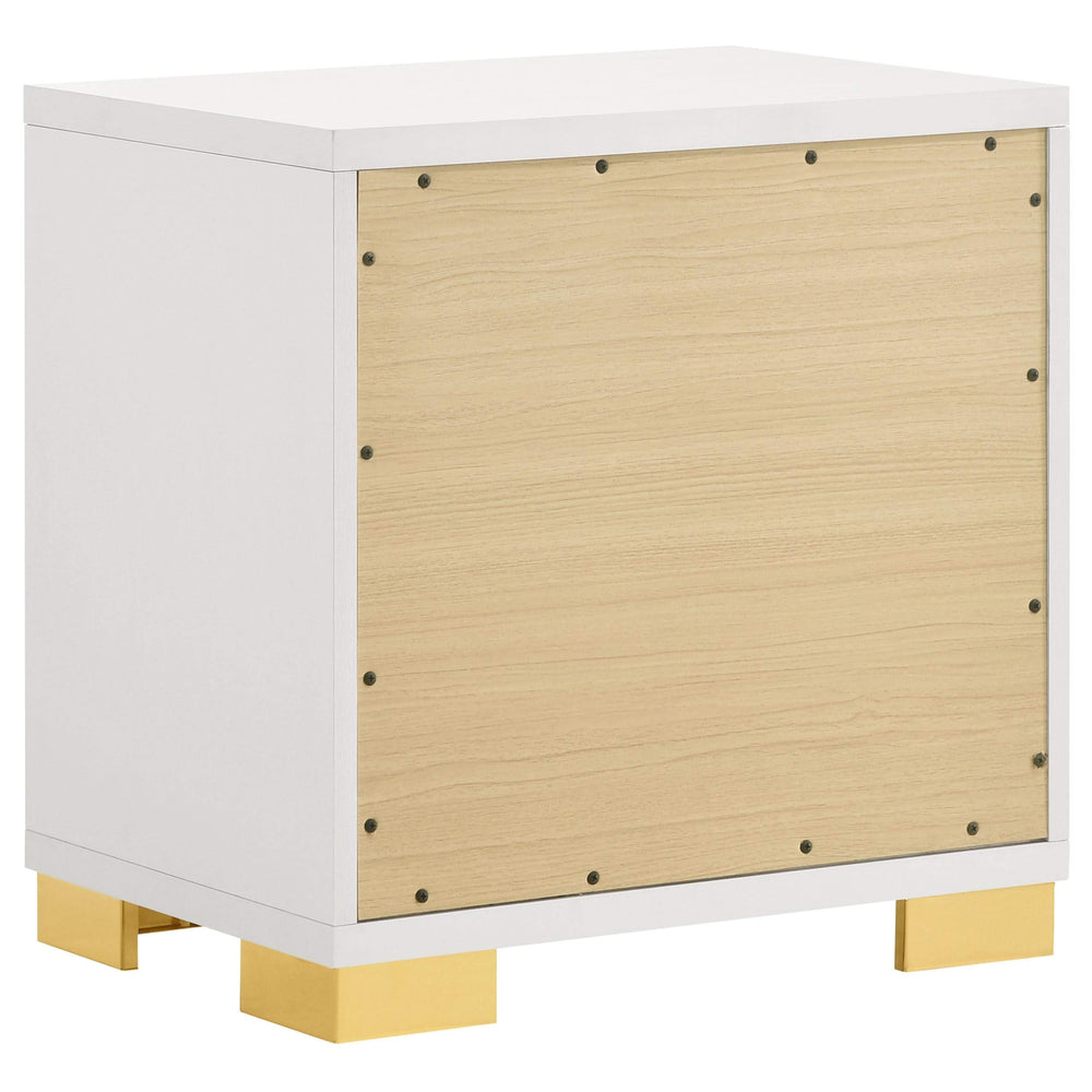 Juego de dormitorio completo Marceline de 5 piezas en blanco