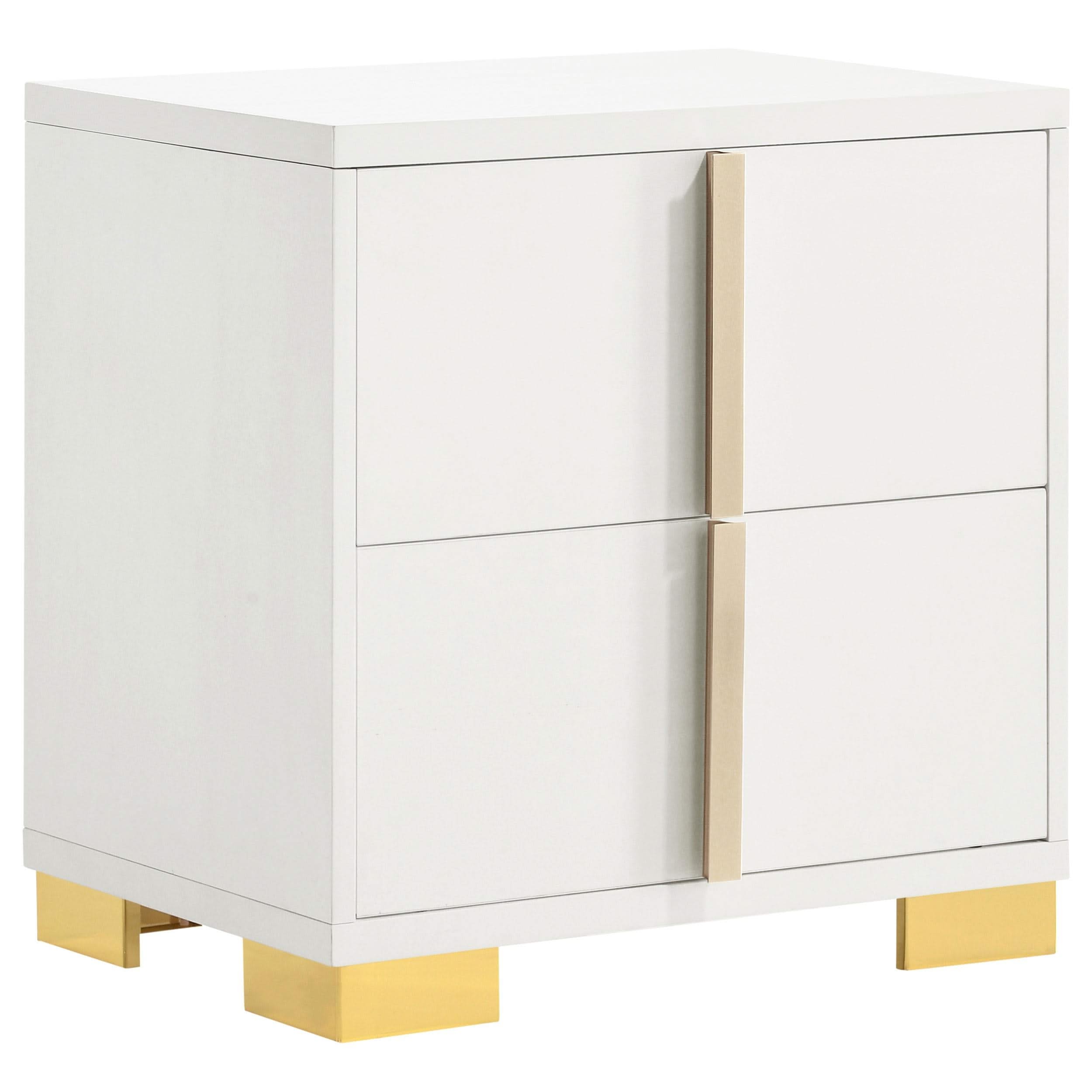 Marceline 4-piece Eastern King Bedroom Set White