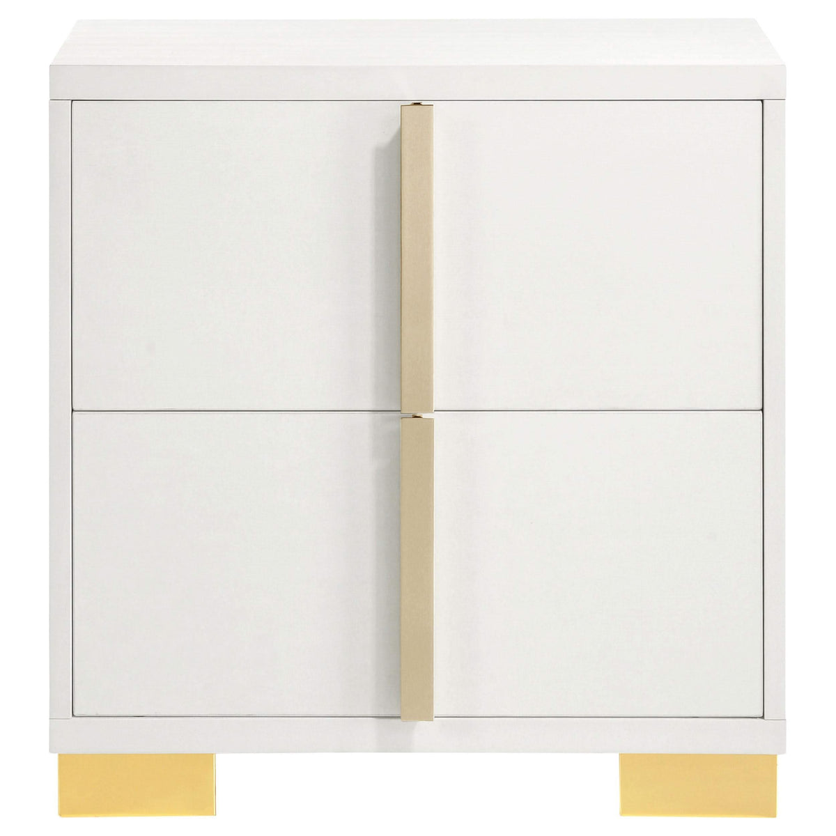Juego de dormitorio Marceline de 4 piezas tamaño Queen en blanco
