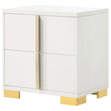 Marceline 2-drawer Nightstand White