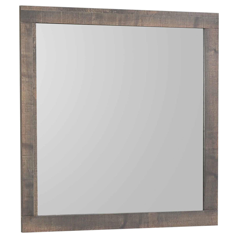 Juego de dormitorio Frederick Eastern King de 5 piezas, roble desgastado