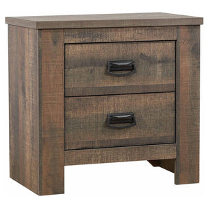 Juego de dormitorio Frederick California King de 5 piezas, roble desgastado