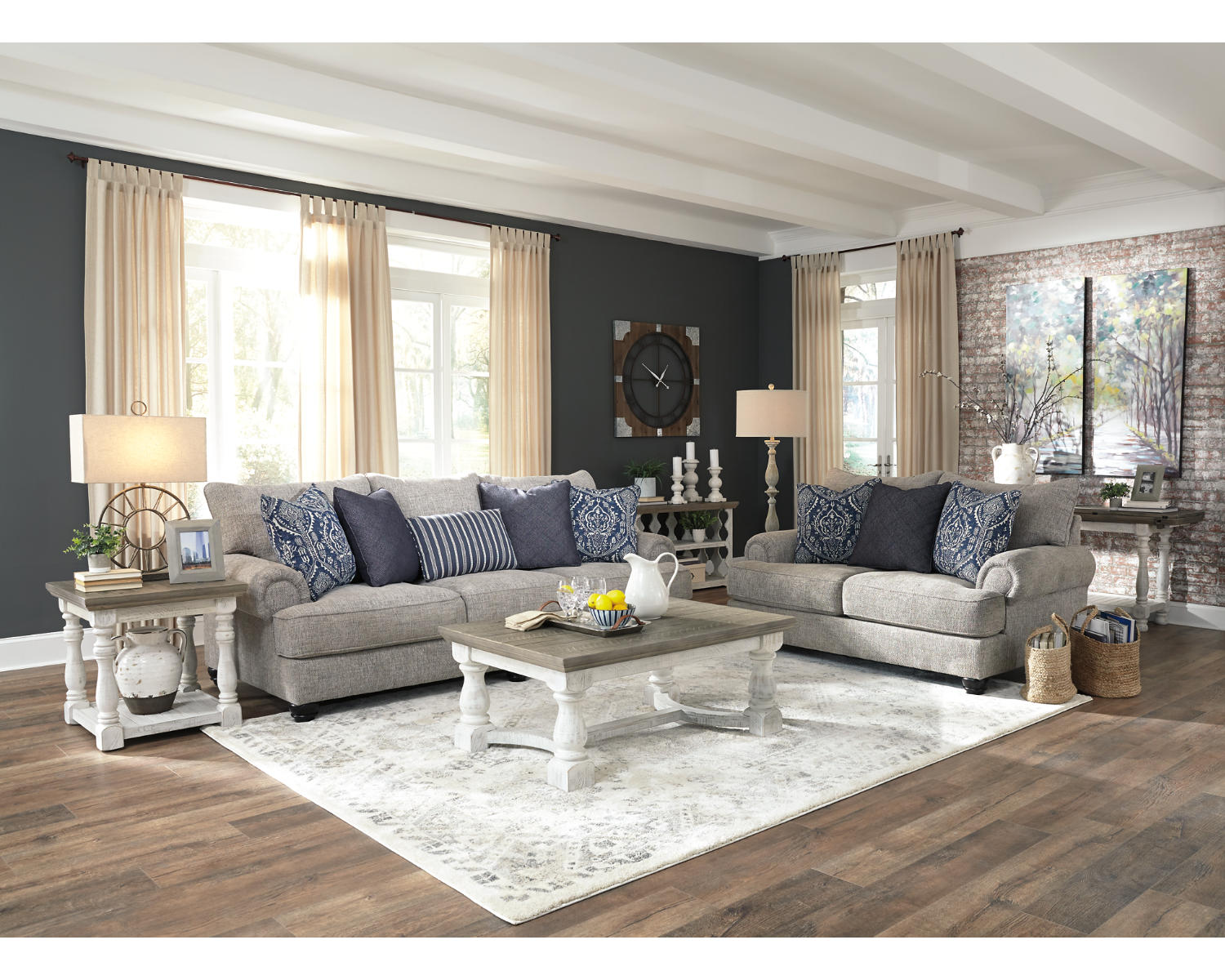 Havalance Lift-Top Coffee Table and 2 Ends