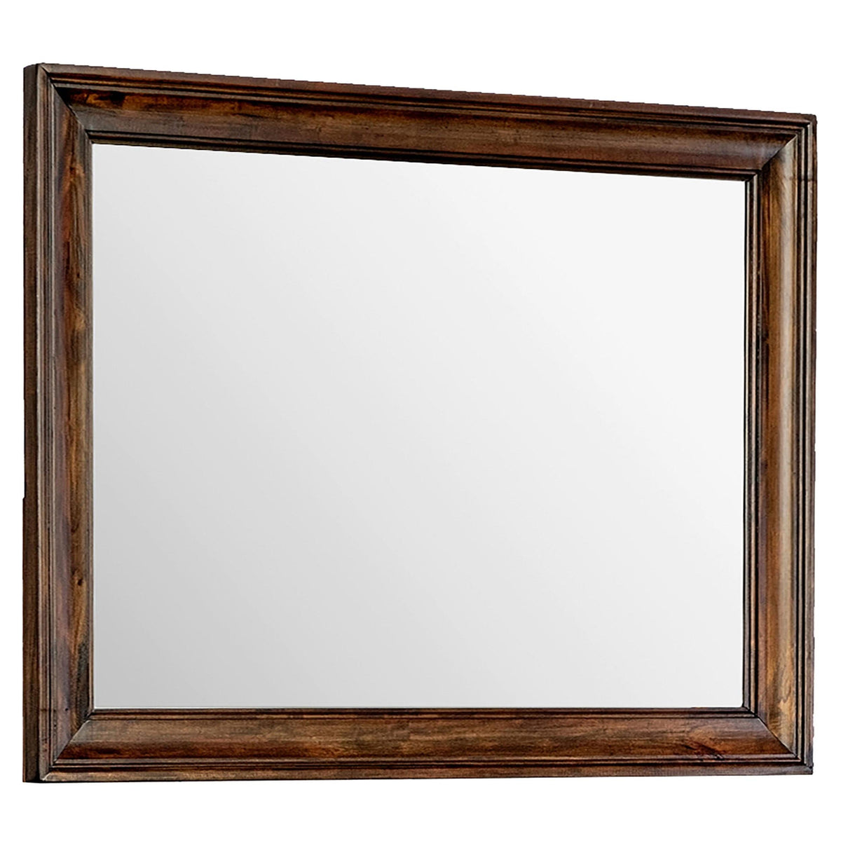 Juego de dormitorio Avenue Queen de 4 piezas, marrón bruñido desgastado