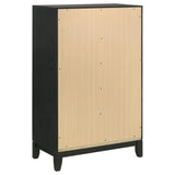 Valencia 5-piece Eastern King Bedroom Set Black