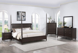 Juego de dormitorio Emberlyn de 5 piezas Eastern King, color marrón