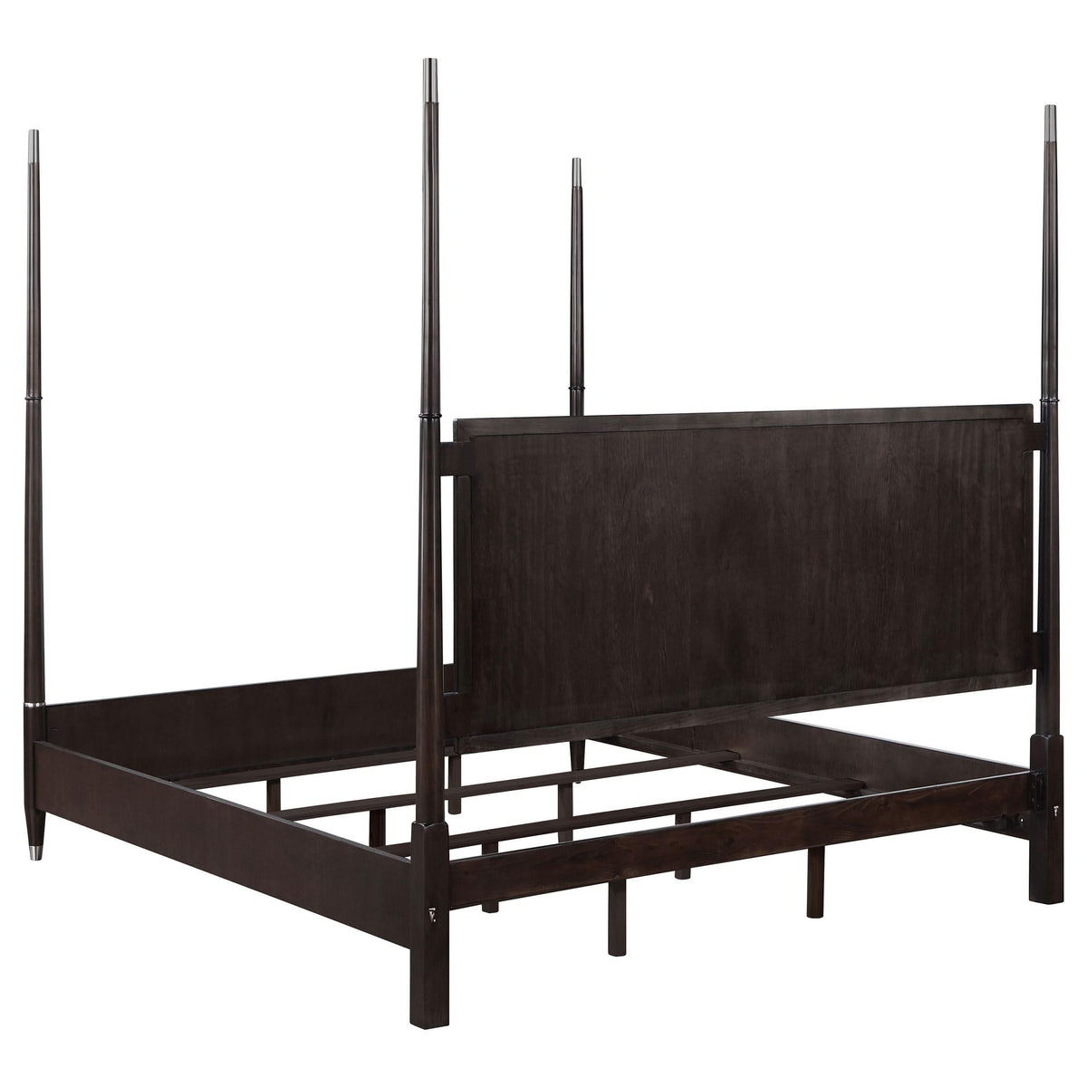 Juego de dormitorio Emberlyn de 4 piezas color marrón para cama Queen