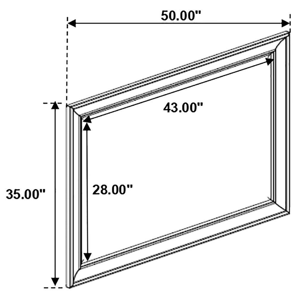 Juego de dormitorio Alderwood California King de 4 piezas en gris francés