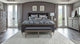 Juego de dormitorio Alderwood de 5 piezas California King en gris francés