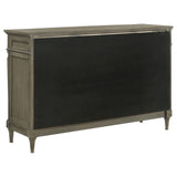 Juego de dormitorio Alderwood de 5 piezas California King en gris francés