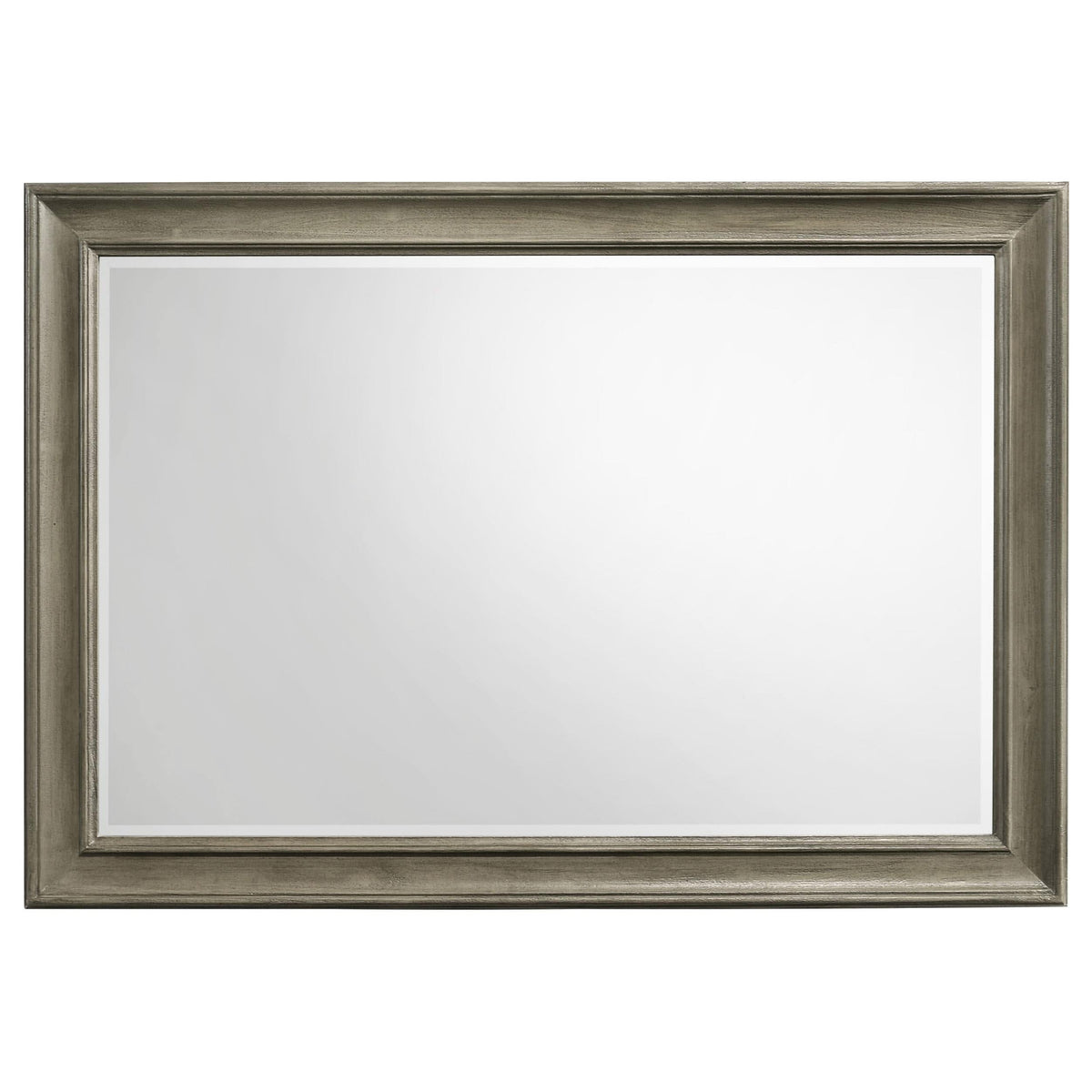 Juego de dormitorio Alderwood de 5 piezas California King en gris francés