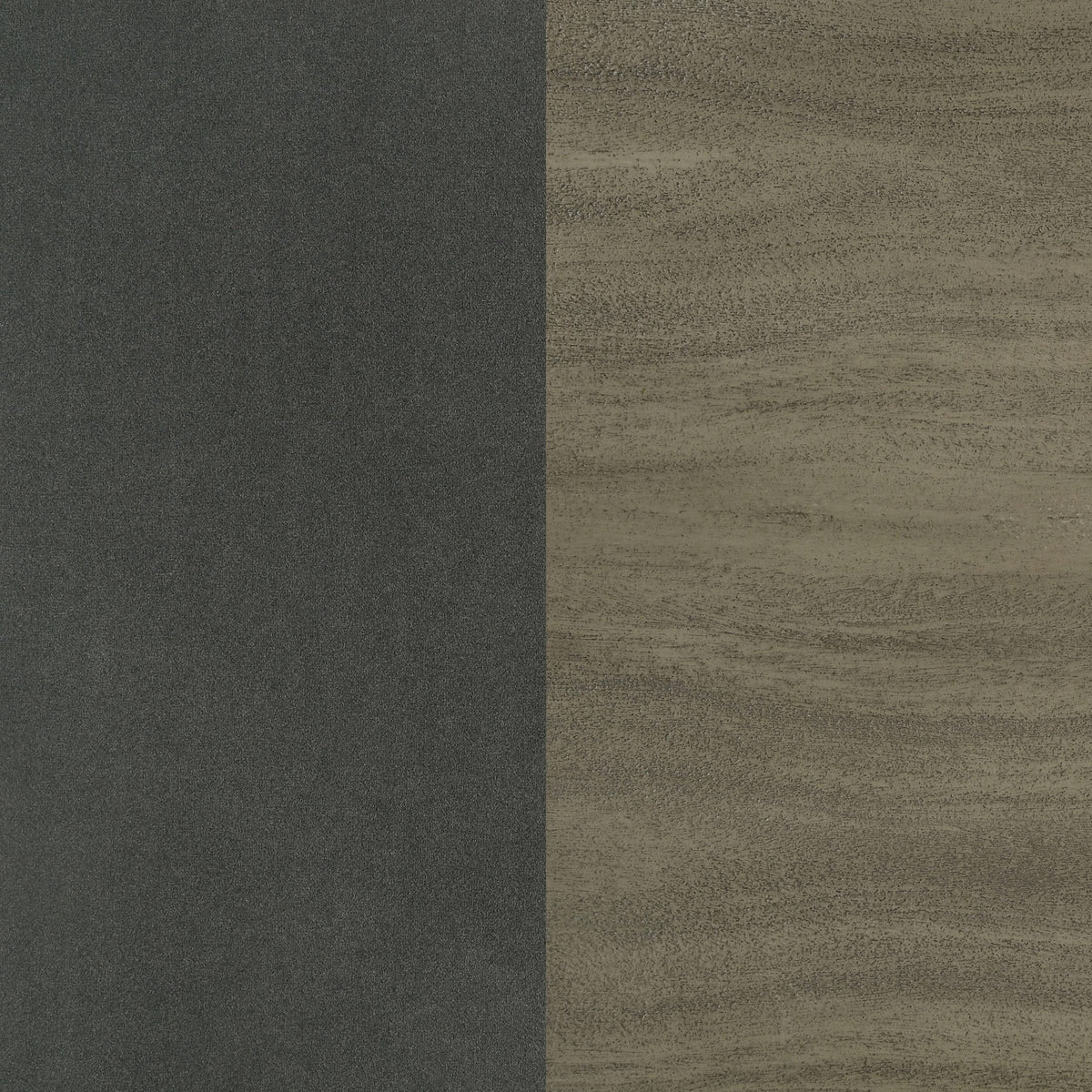 Cama Queen con respaldo de alas tapizada Alderwood, color gris francés