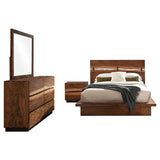 Juego de dormitorio Winslow de 4 piezas Queen en nogal ahumado