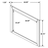 Juego de dormitorio Winslow de 4 piezas Queen en nogal ahumado
