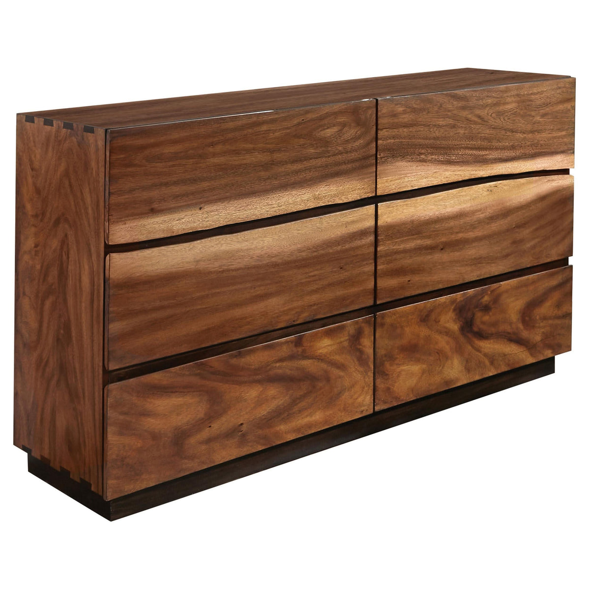 Juego de dormitorio Winslow Eastern King de 5 piezas en nogal ahumado