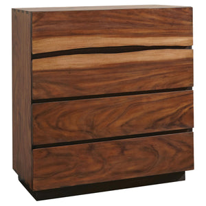 Juego de dormitorio Winslow Eastern King de 5 piezas en nogal ahumado