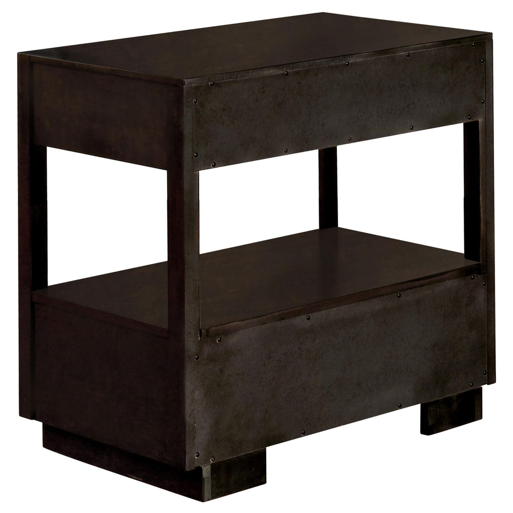 Juego de dormitorio Durango Eastern King de 4 piezas, color pimienta ahumada
