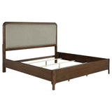Juego de dormitorio Maderia Eastern King de 4 piezas en nogal
