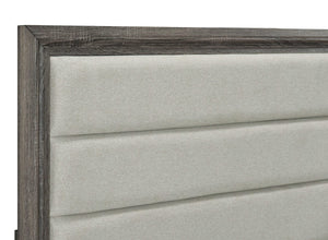 Cama tapizada California King Wright de 52 pulgadas en roble marrón