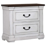 Juego de dormitorio Hillcrest California King de 4 piezas, blanco