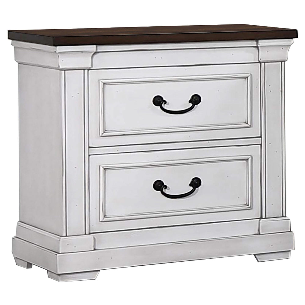Juego de dormitorio Hillcrest California King de 5 piezas, blanco
