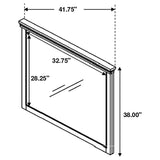 Juego de dormitorio Hillcrest California King de 5 piezas, blanco