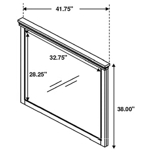 Juego de dormitorio Hillcrest California King de 5 piezas, blanco