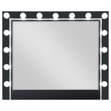 Juego de dormitorio Cappola California King de 5 piezas, color negro