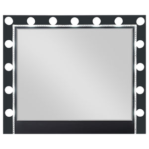 Juego de dormitorio Cappola California King de 5 piezas, color negro