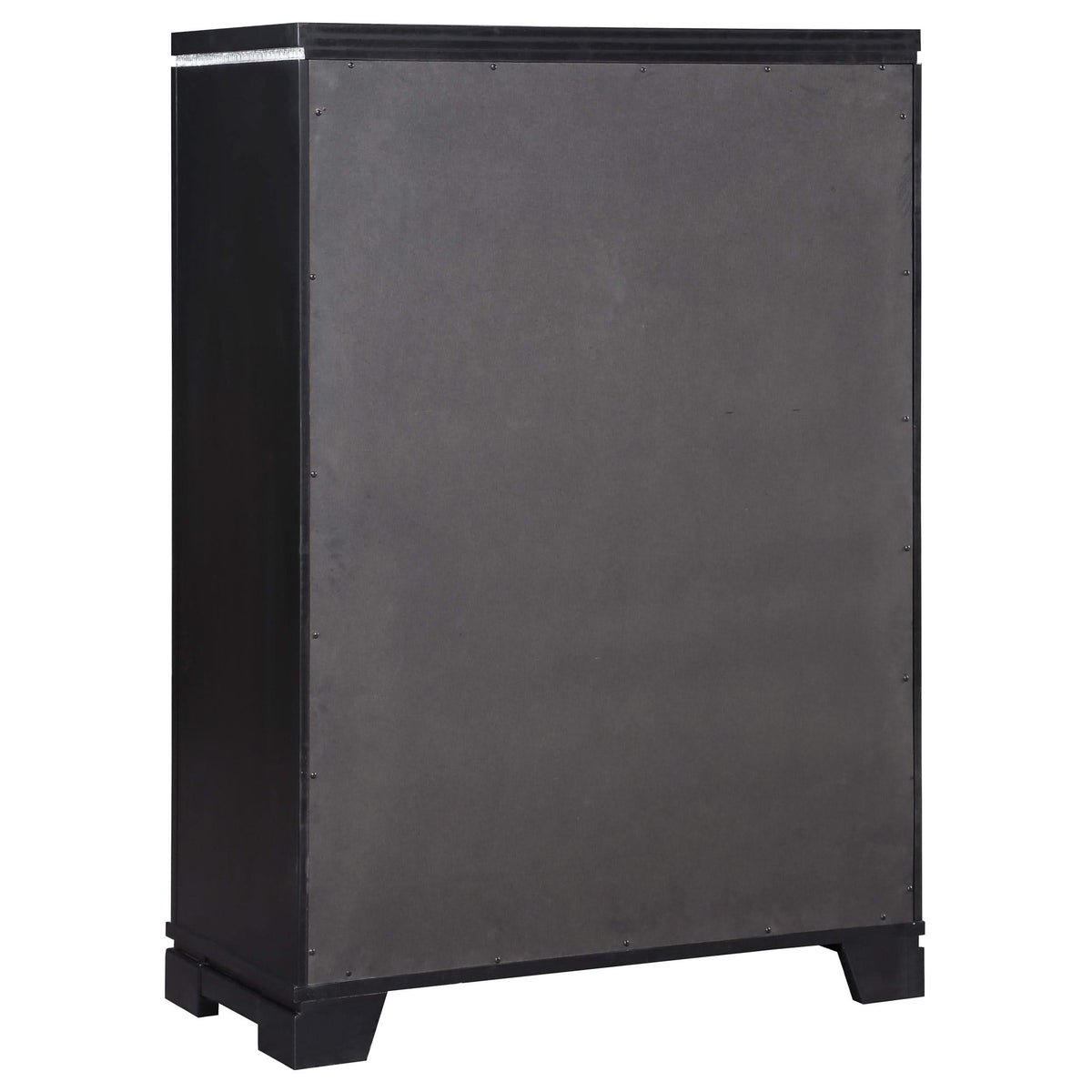Juego de dormitorio Cappola California King de 5 piezas, color negro