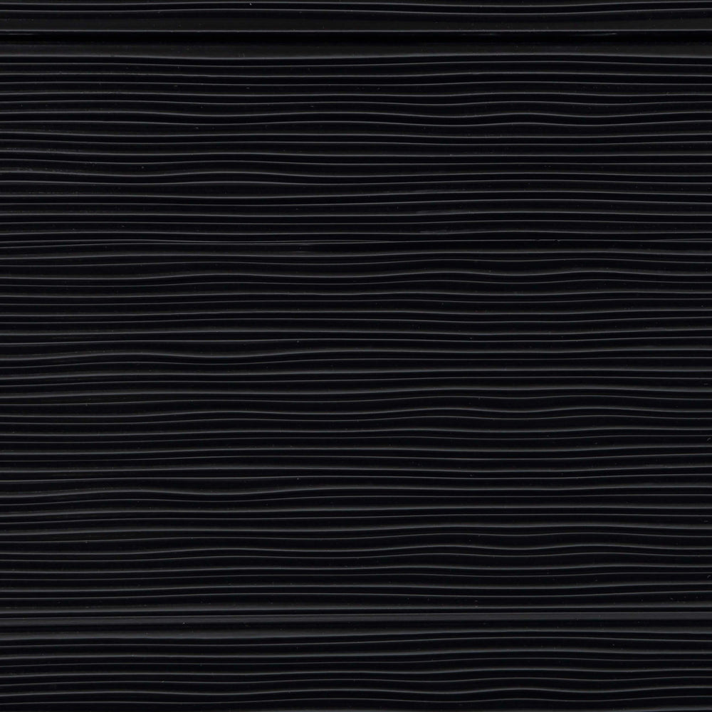 Cama California King con paneles de madera Cappola, color negro