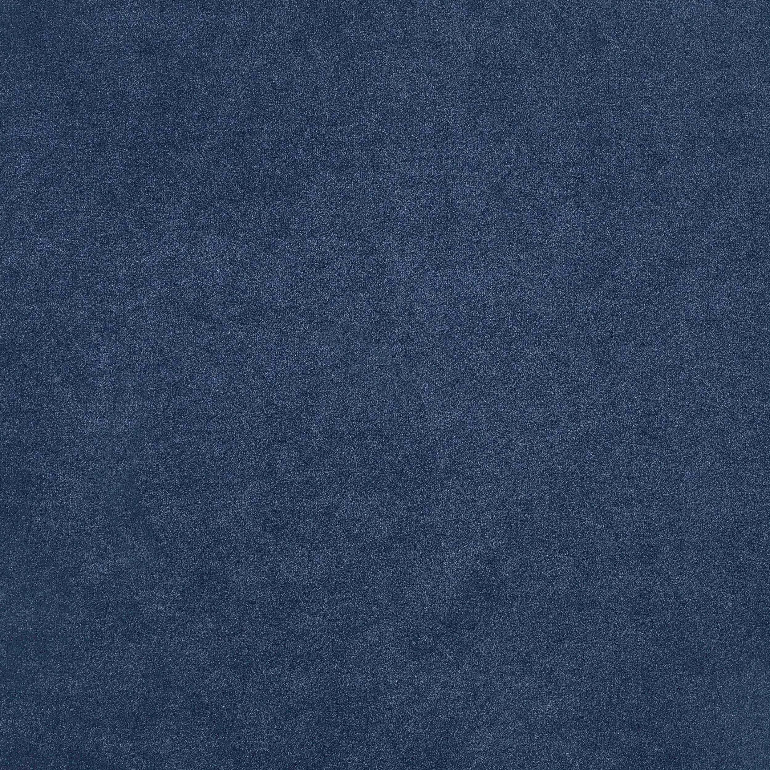 Cama California King con respaldo alto tapizada Melody, color azul Pacífico