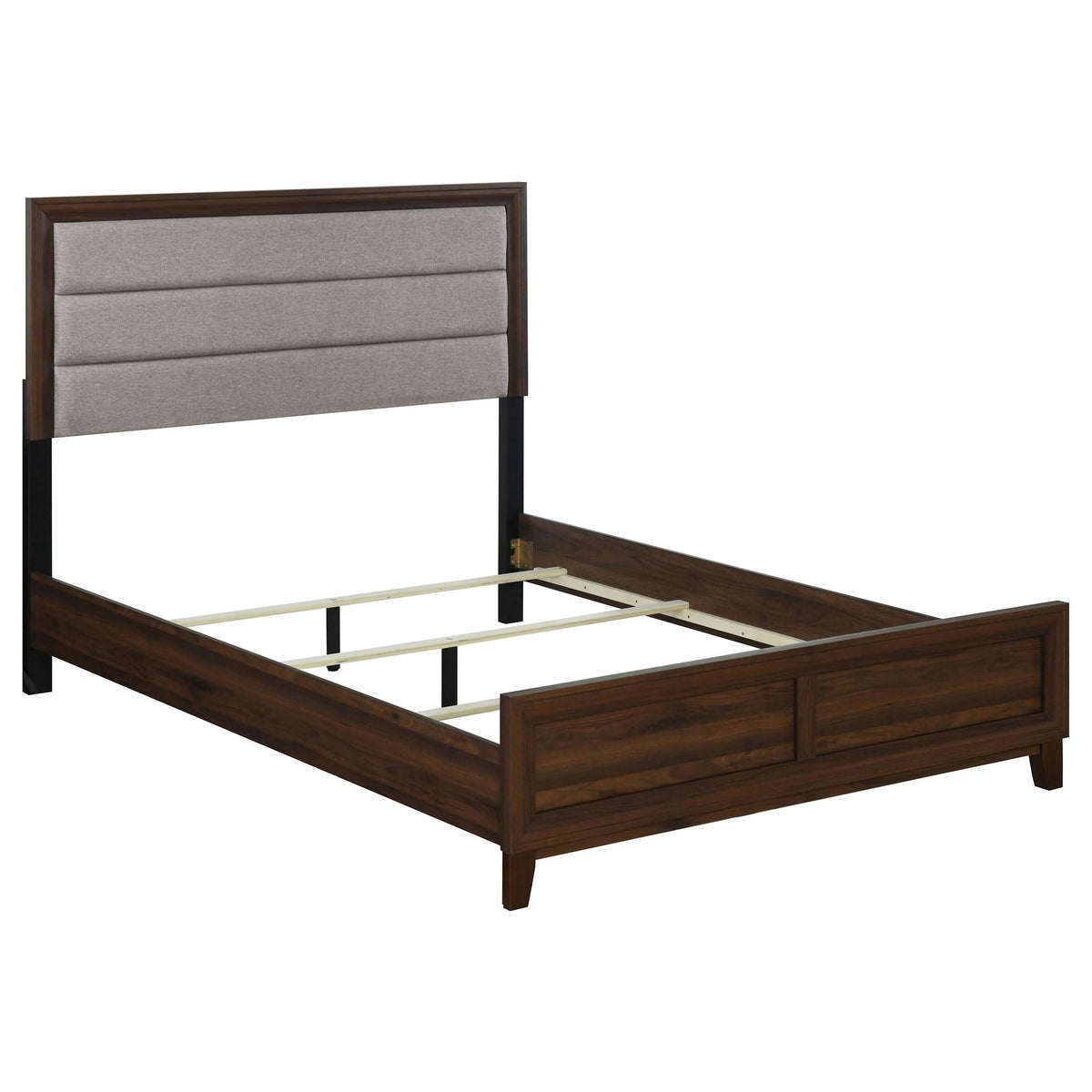Juego de dormitorio Welsley de 5 piezas Eastern King en nogal