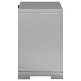 Eleanor 2-drawer Nightstand Metallic Mercury
