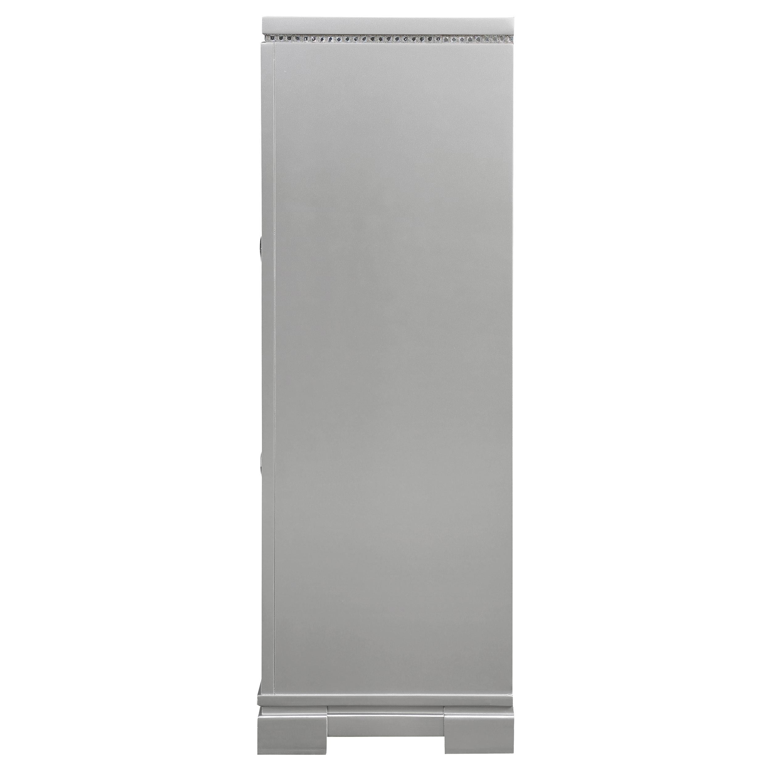 Eleanor 5-drawer Bedroom Chest Metallic Mercury