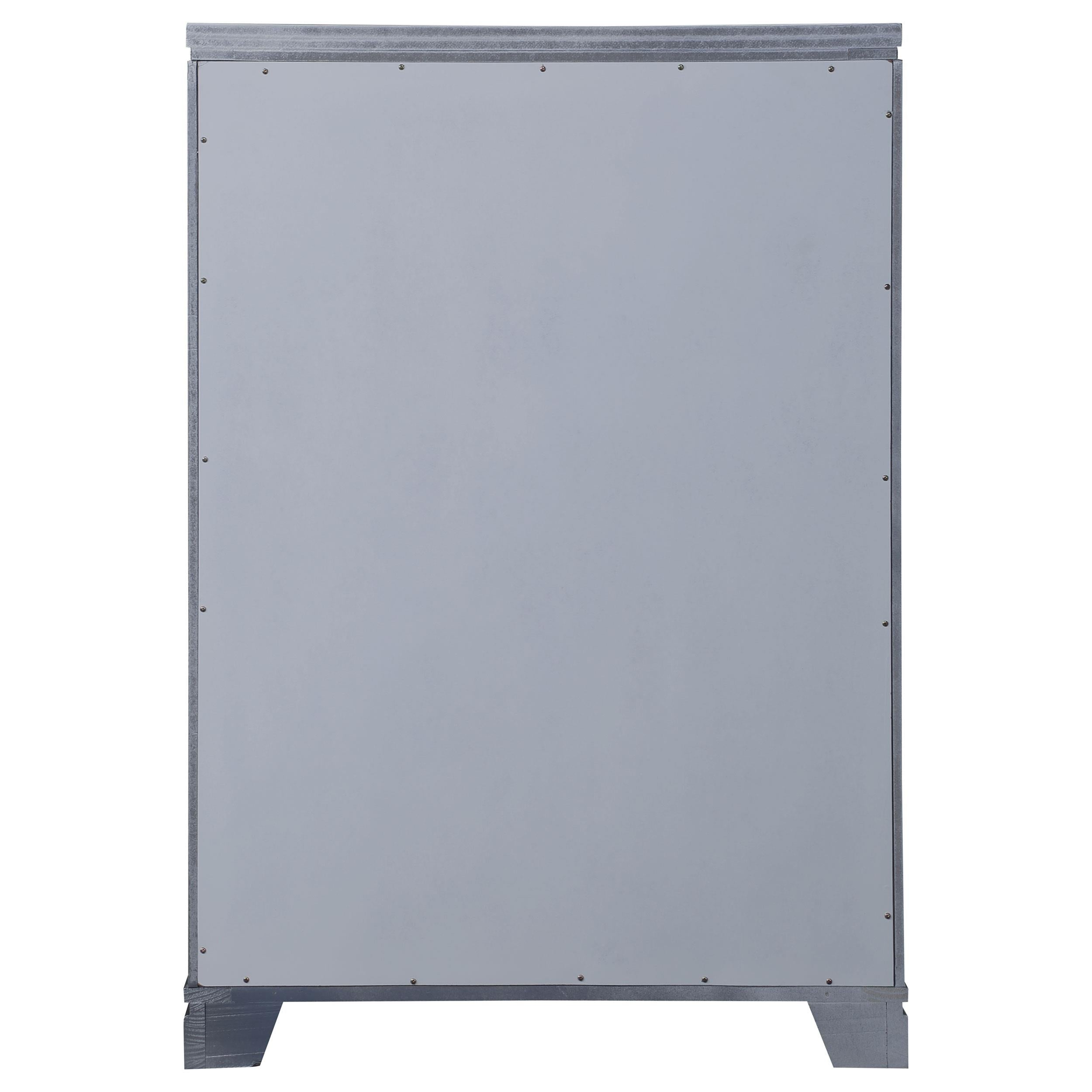 Eleanor 5-drawer Bedroom Chest Metallic Mercury
