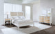 Juego de dormitorio Bexhill Eastern King de 4 piezas, blanco