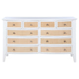 Bexhill 10-drawer Dresser Cabinet White