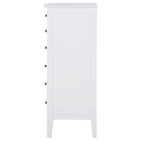 Cómoda Bexhill de 8 cajones blanca