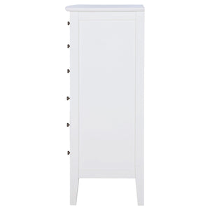 Cómoda Bexhill de 8 cajones blanca