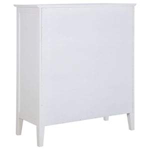 Cómoda Bexhill de 8 cajones blanca
